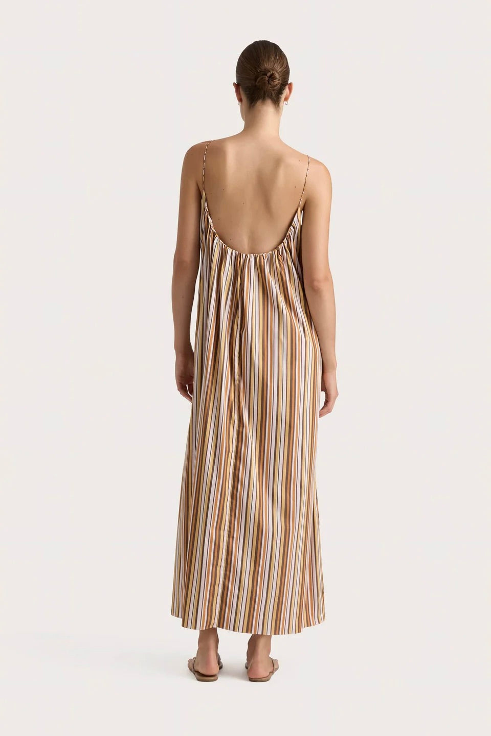 FAITHFULL THE BRAND En Vau Maxi Dress Terracotta - Dale