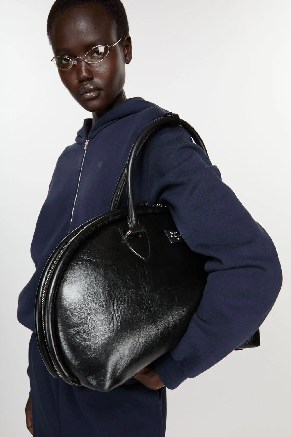 ACNE STUDIOS Bowlina Shoulder Bag Black - Dale