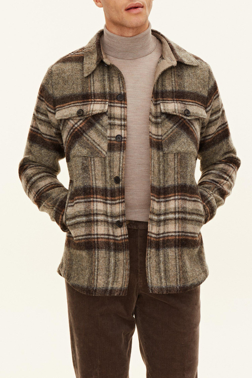 OSCAR JACOBSON Maverick Check Overshirt - Dale