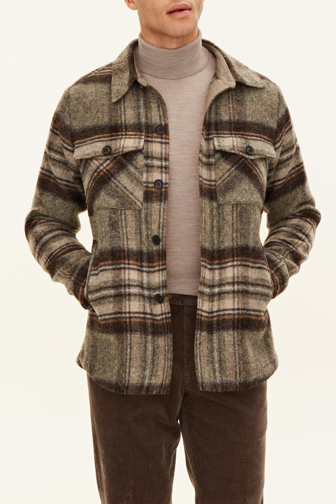 OSCAR JACOBSON Maverick Check Overshirt - Dale