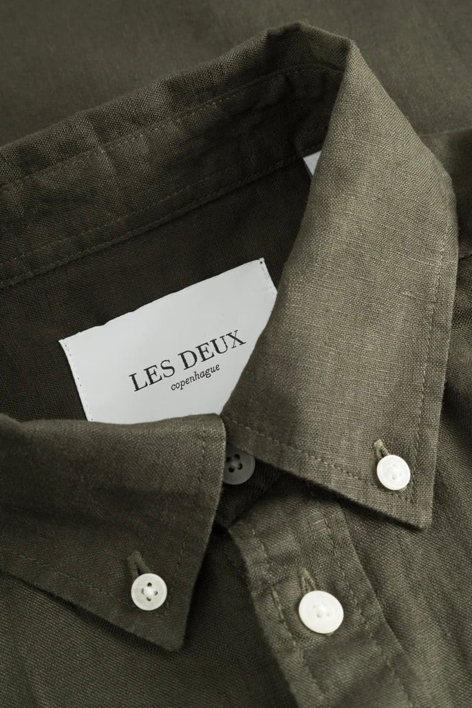 LES DEUX Kris Linen SS Shirt - Dale