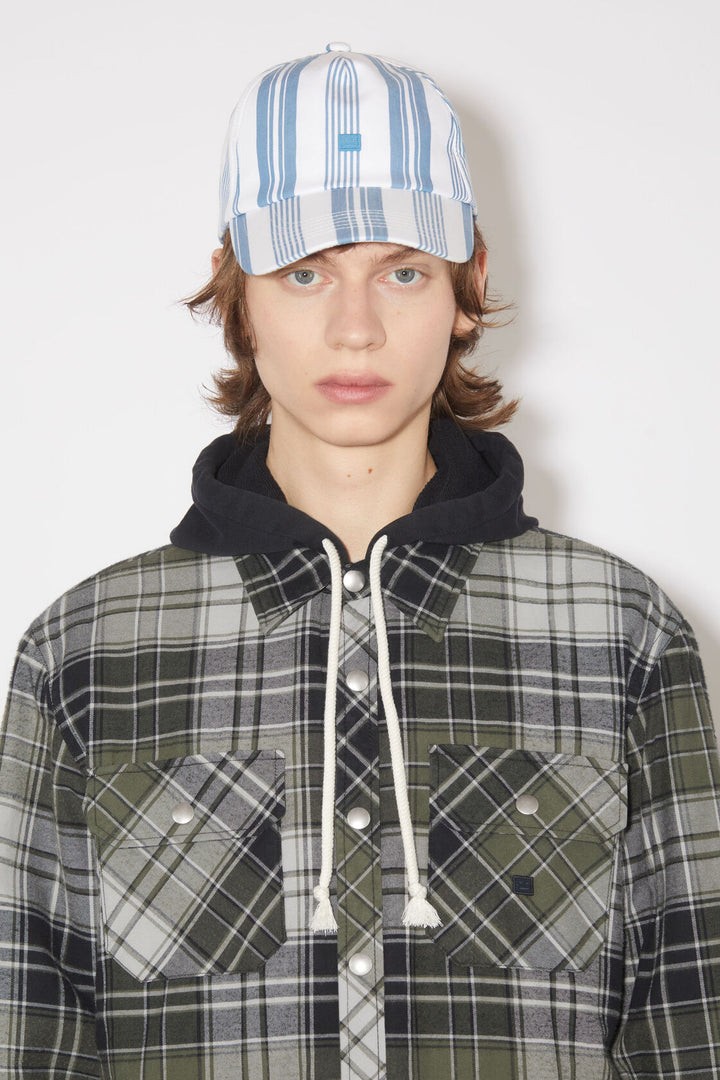 ACNE STUDIOS CHECK HOODED JACKET - Dale