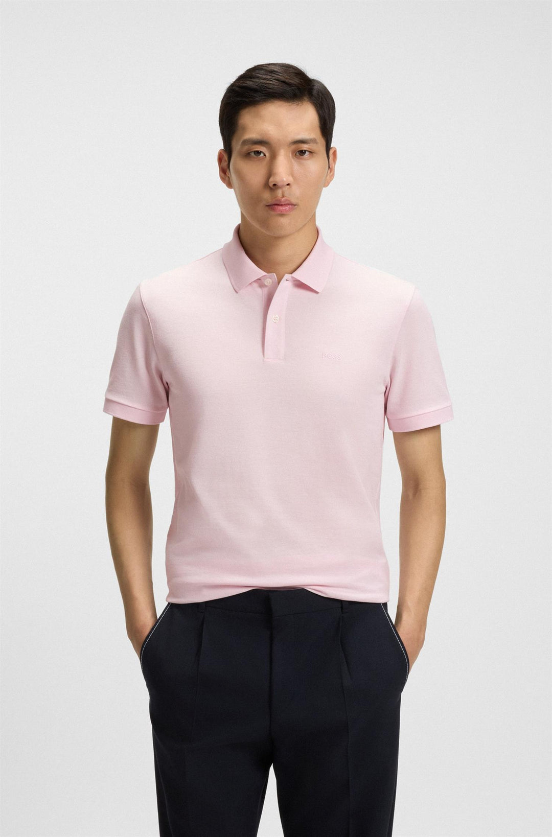 BOSS Pallas Pique Light Pastel Pink - Dale