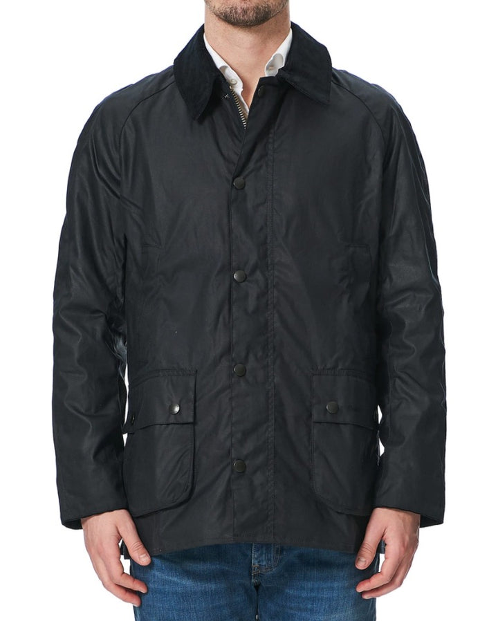 BARBOUR Ashby Waxed Jacket Navy - Dale