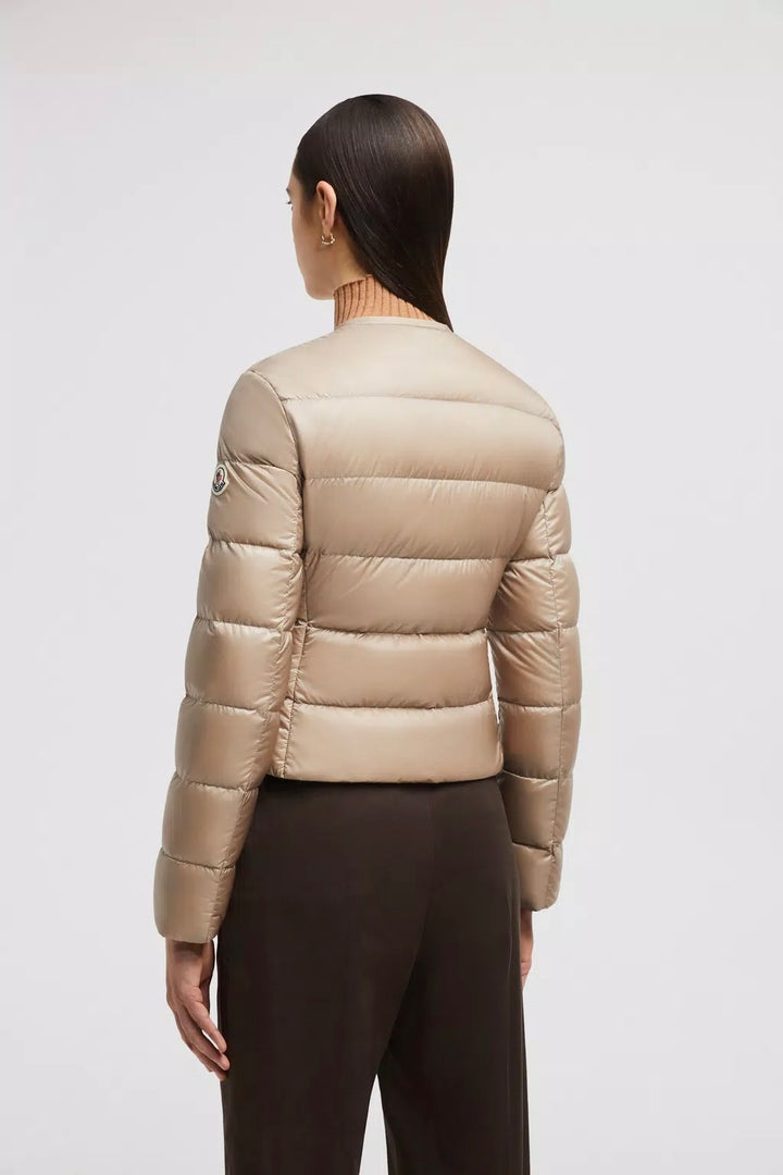 MONCLER Laurine Short Down Jacket Stone - Dale
