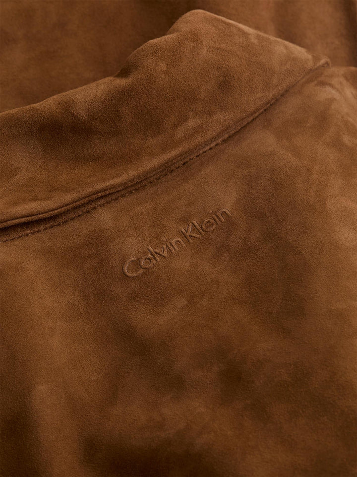CALVIN KLEIN Suede Leather Blouson Nythatch - Dale