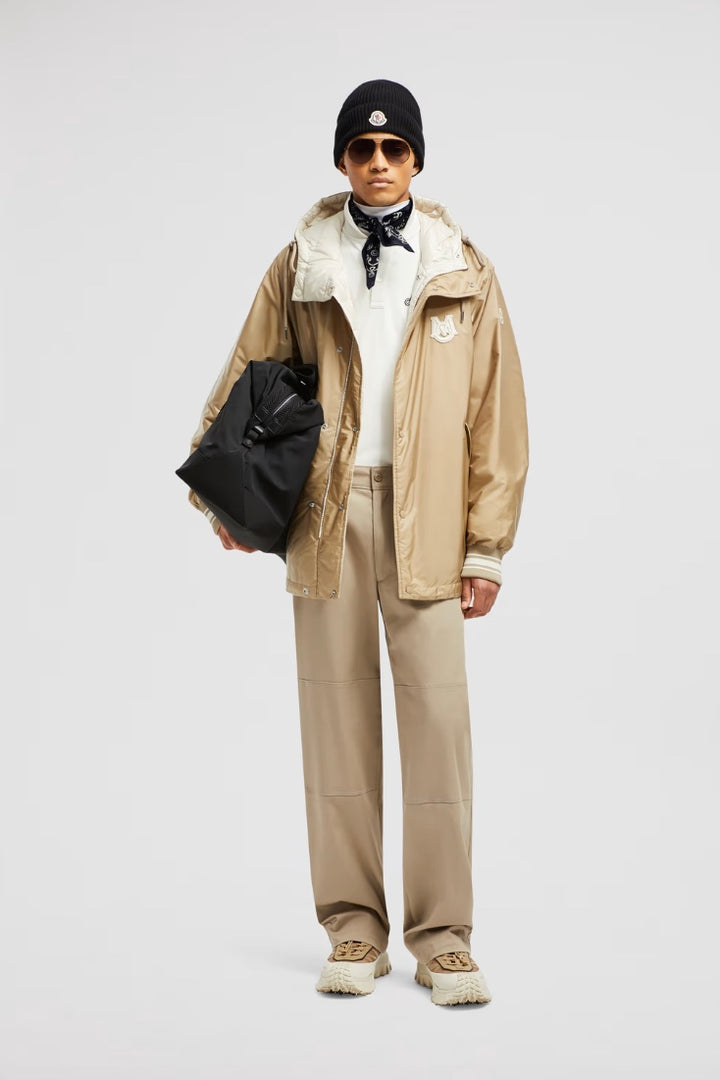 MONCLER Cotton Gabardine Trousers Light Beige - Dale