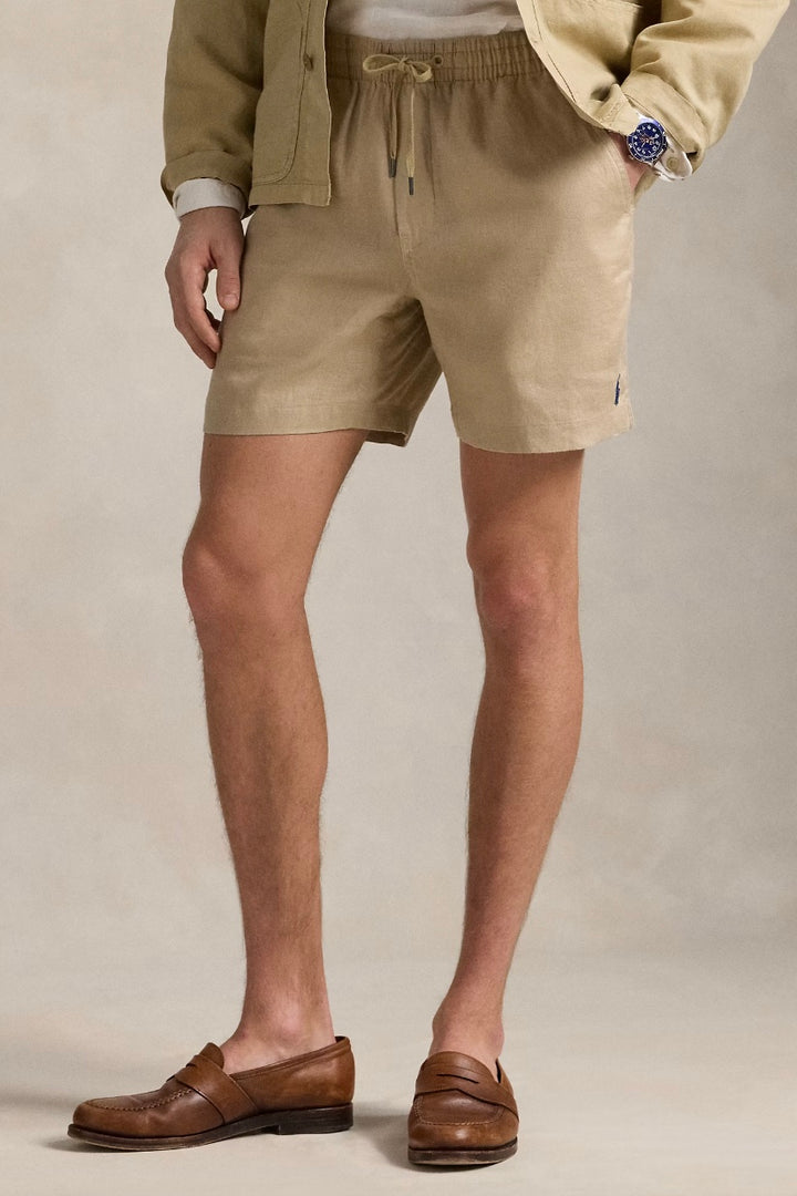 POLO RALPH LAUREN Polo Prepster Linen Short Coastal Beige - Dale