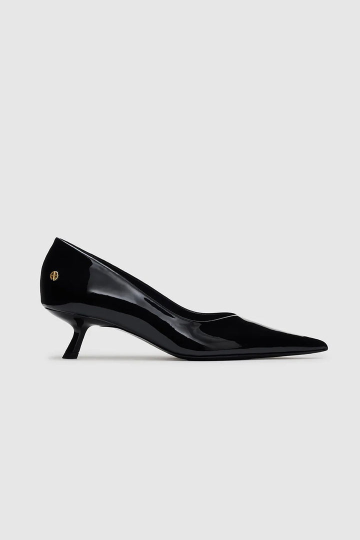ANINE BING Hilda Pumps - Black Patent - Dale