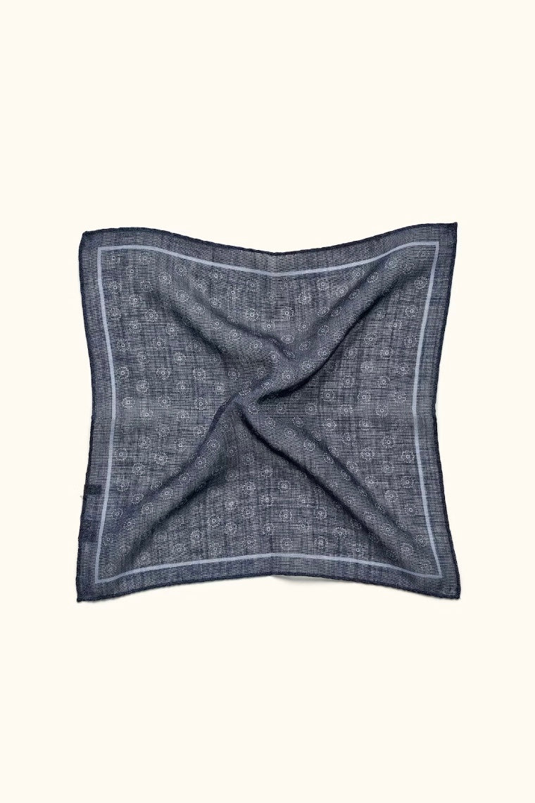 OSCAR JACOBSON Wool Handkerchief Bluegrass - Dale