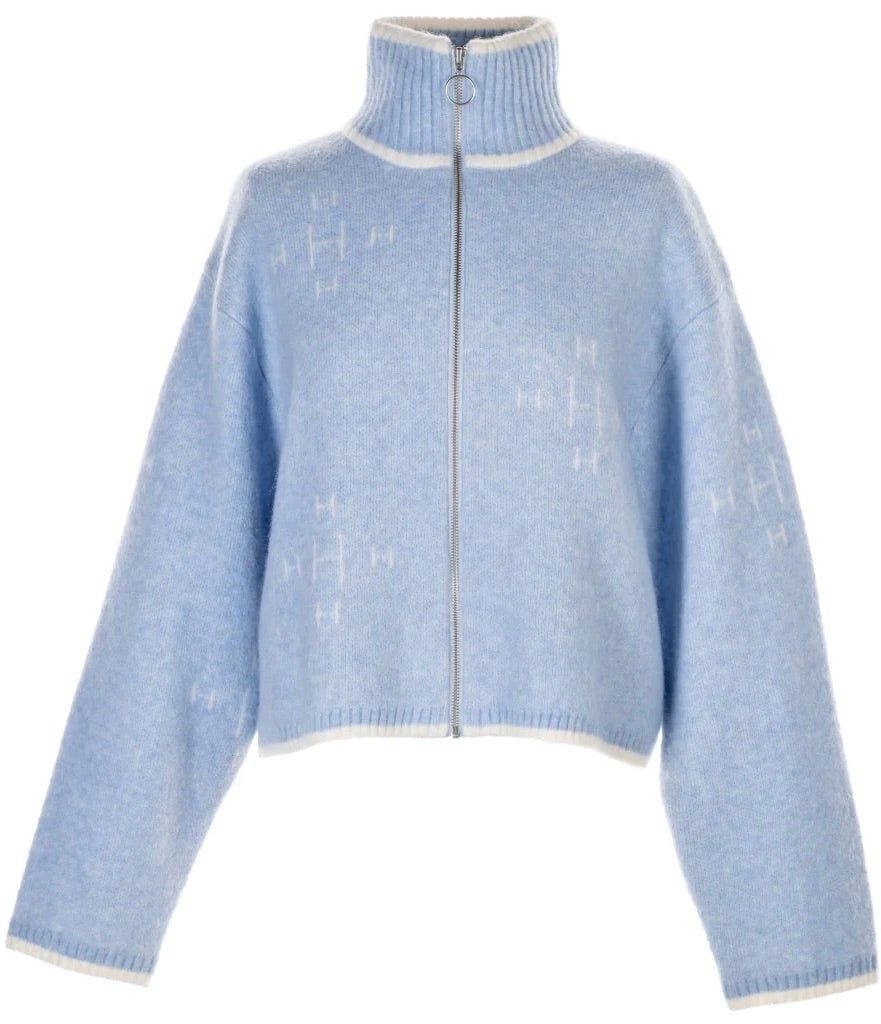 HEST Iben Zip Jacket Light Blue - Dale