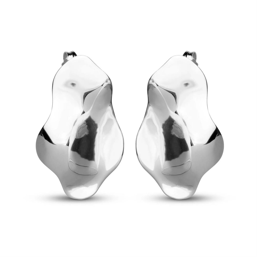 ENAMEL Cleopatra Earrings Silver - Dale