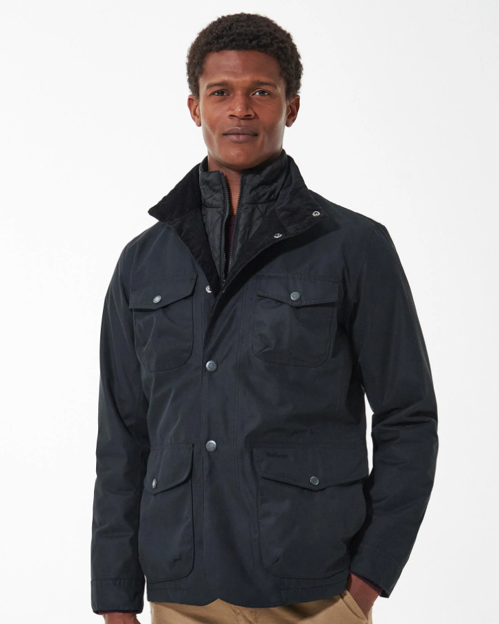 BARBOUR Ogston Wax Jacket Black - Dale
