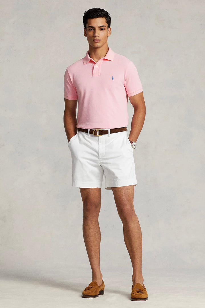 POLO RALPH LAUREN The Iconic Mesh Polo Shirt Carmel Pink - Dale