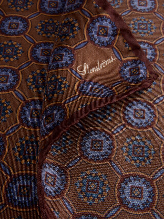 STENSTRÖMS Floral Wool Silk Hankie - Dale
