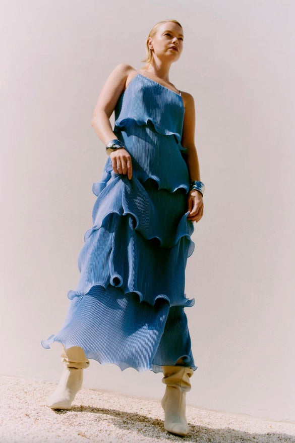 COPENHAGEN MUSE CMKira Dress Forever Blue - Dale