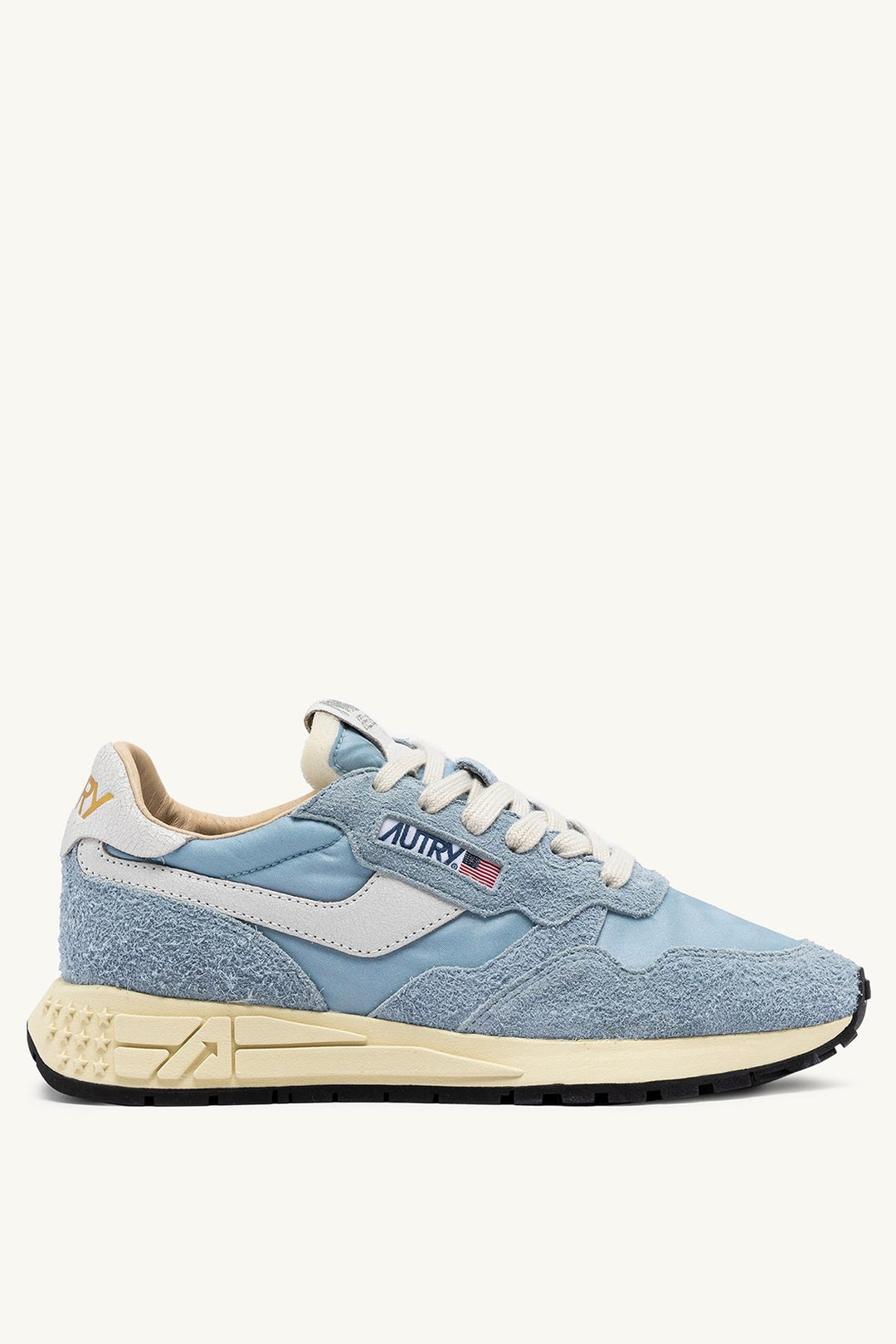 AUTRY Reelwind Low Leather Sneakers White/Celblue - Dale