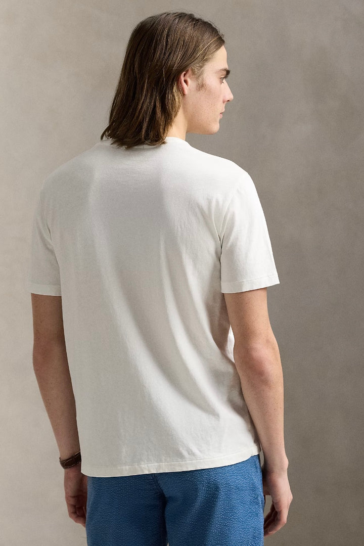 POLO RALPH LAUREN Standard Fit Cotton-Linen Pocket T-Shirt - Dale