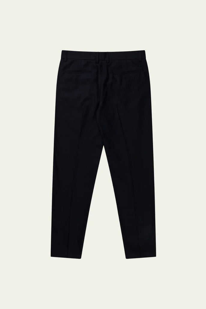 LES DEUX Como Reg Wool Suit Pants Dark Navy Melange - Dale