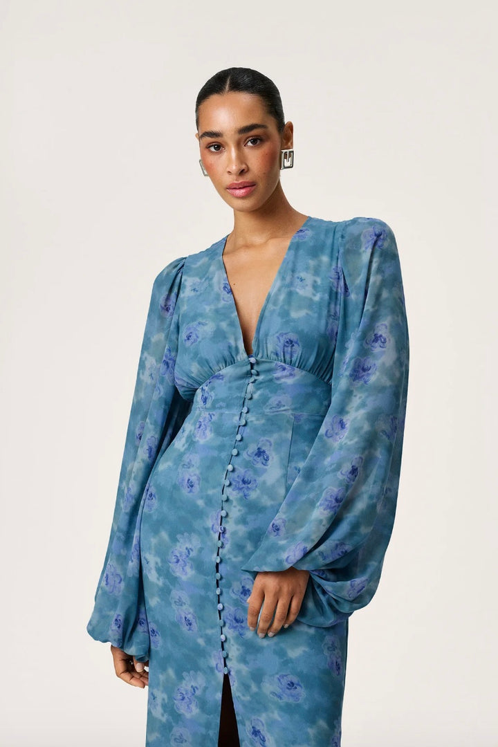 ADOORE Positano Dress Dusty Blue - Dale