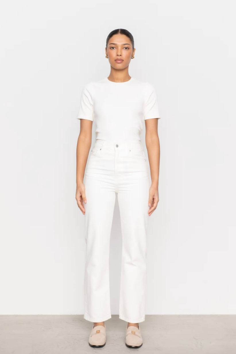CAMILLA PIHL DENIM Holly Slightly Cropped White - Dale
