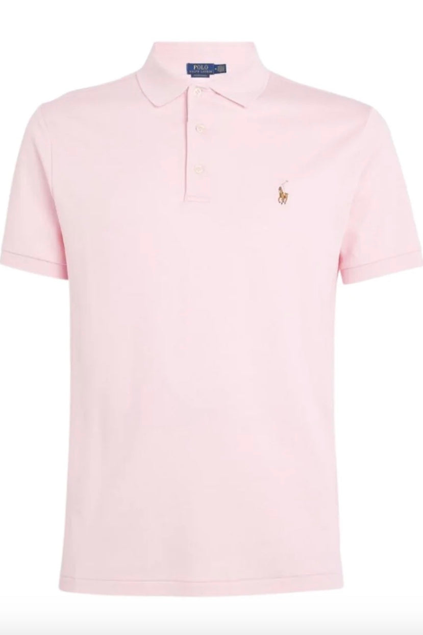 POLO RALPH LAUREN Short Sleeve Polo Shirt Hint Of Pink - Dale