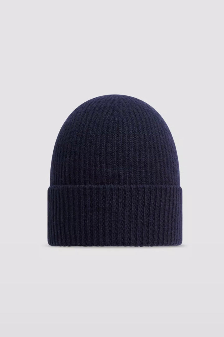 MONCLER Cashmere Blend Beanie Navy - Dale