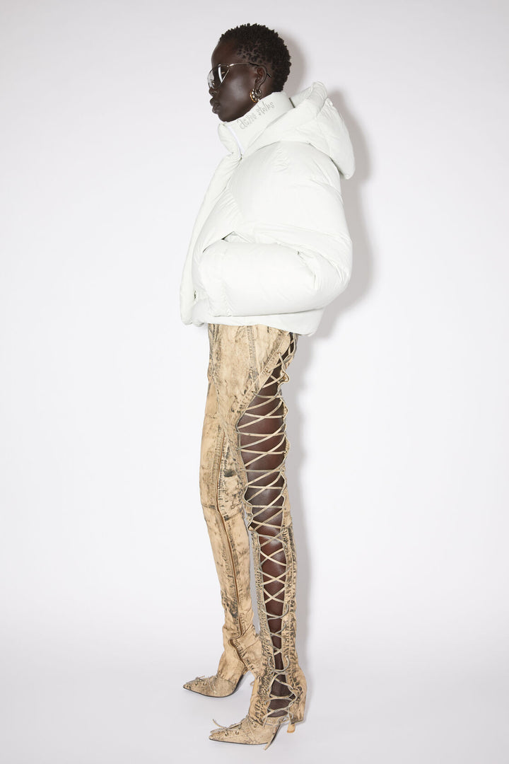 ACNE STUDIOS Hooded puffer jacket - Porcelain White - Dale