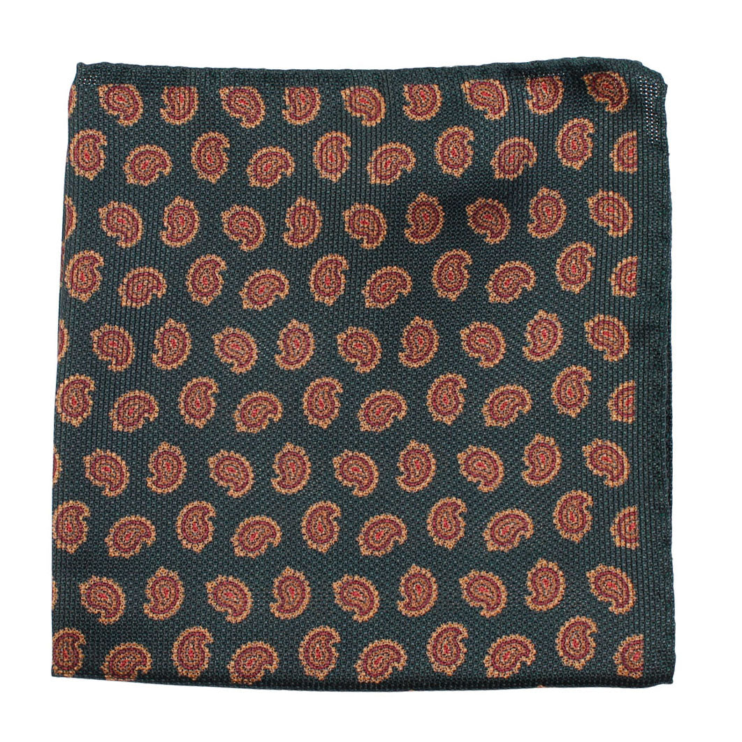 AMANDA CHRISTENSEN PRINTED GARZA POCKET SQARE - Dale