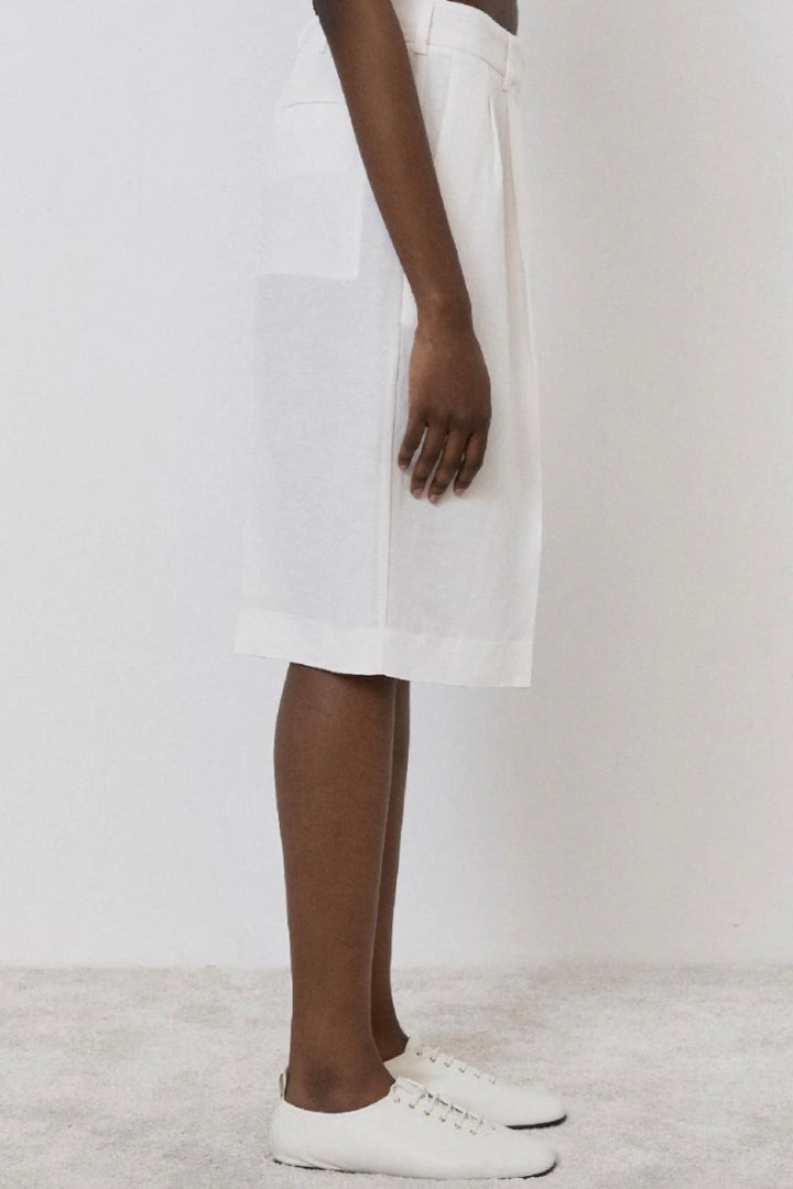 MEIMEIJ High Waist Linen Shorts - Dale
