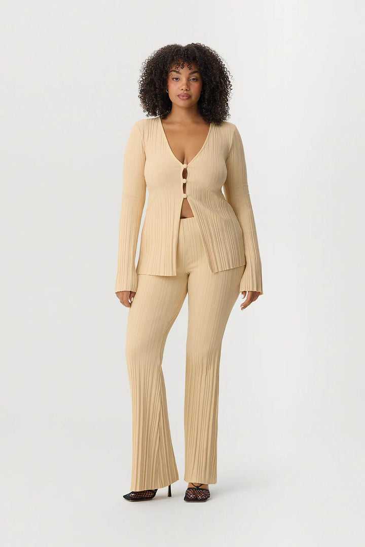 AVORA BELLA PANT WARM BEIGE - Dale