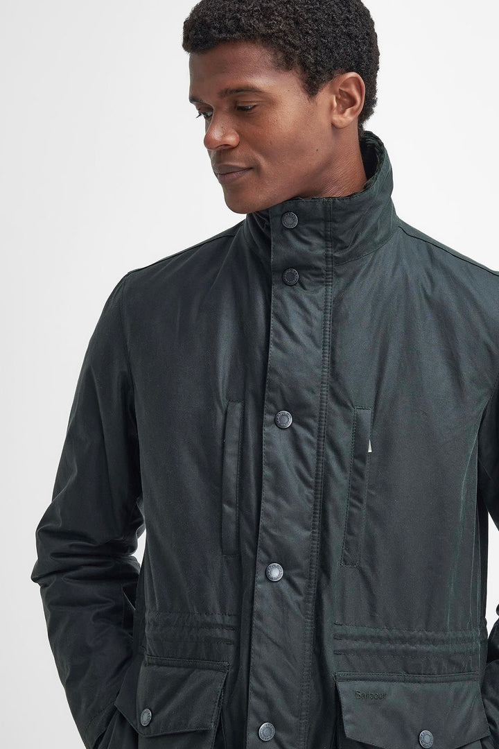 BARBOUR Falstone Waxed Jacket Sage - Dale