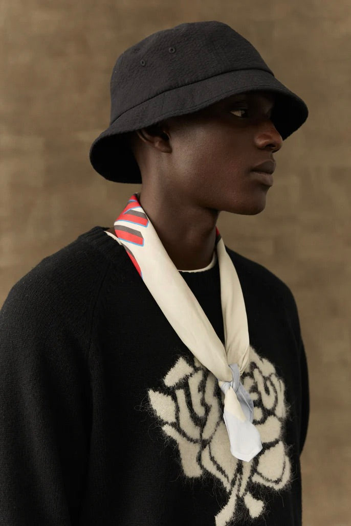 LES DEUX Titus Neckercheif Ivory/Summer Sky - Dale