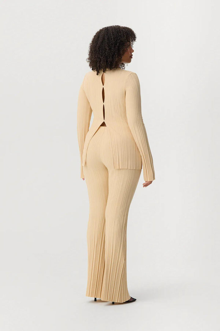 AVORA BELLA PANT WARM BEIGE - Dale