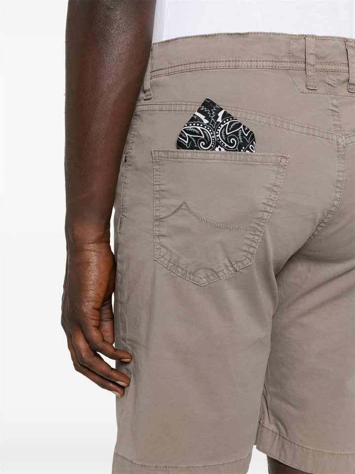 JACOB COHEN Nicolas Bermuda Slim Fit Mole Brown - Dale