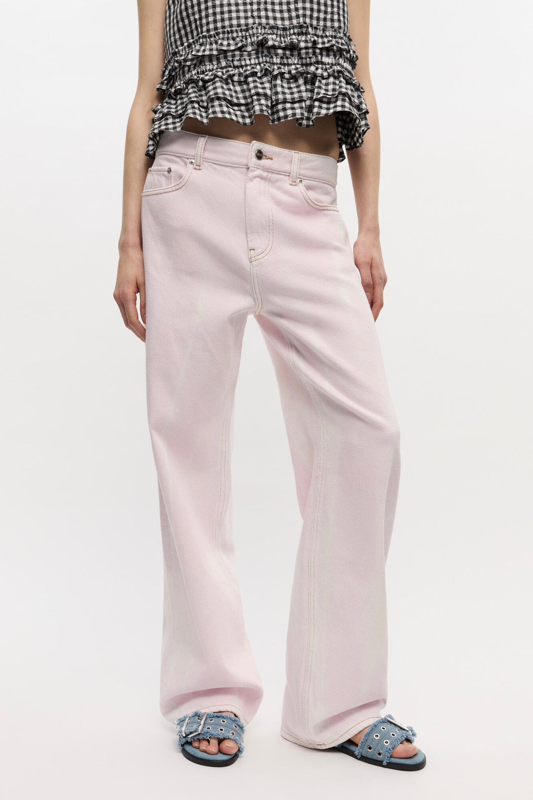 GANNI Pink Washed Izey Jeans - Dale