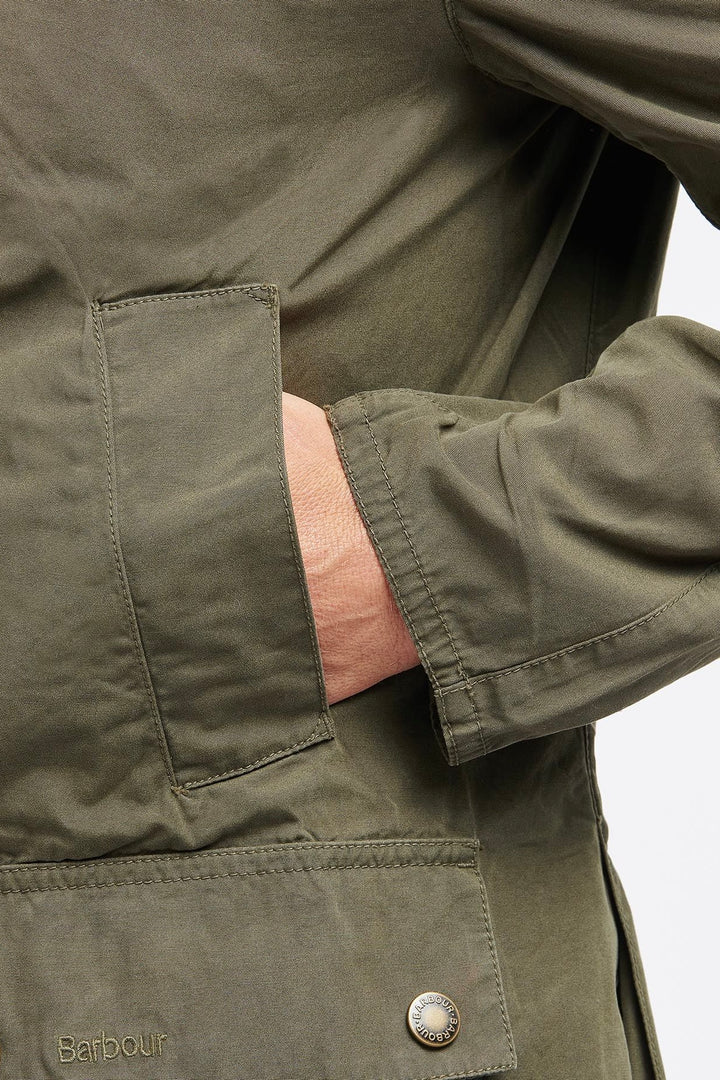 BARBOUR Ashby Casual Jacket Olive - Dale