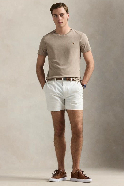 POLO RALPH LAUREN Custom Slim Fit Soft Cotton T-Shirt Adirondack Heather - Dale