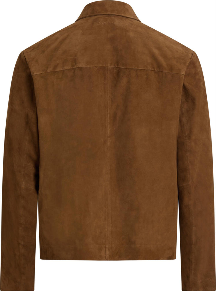 CALVIN KLEIN Suede Leather Blouson Nythatch - Dale