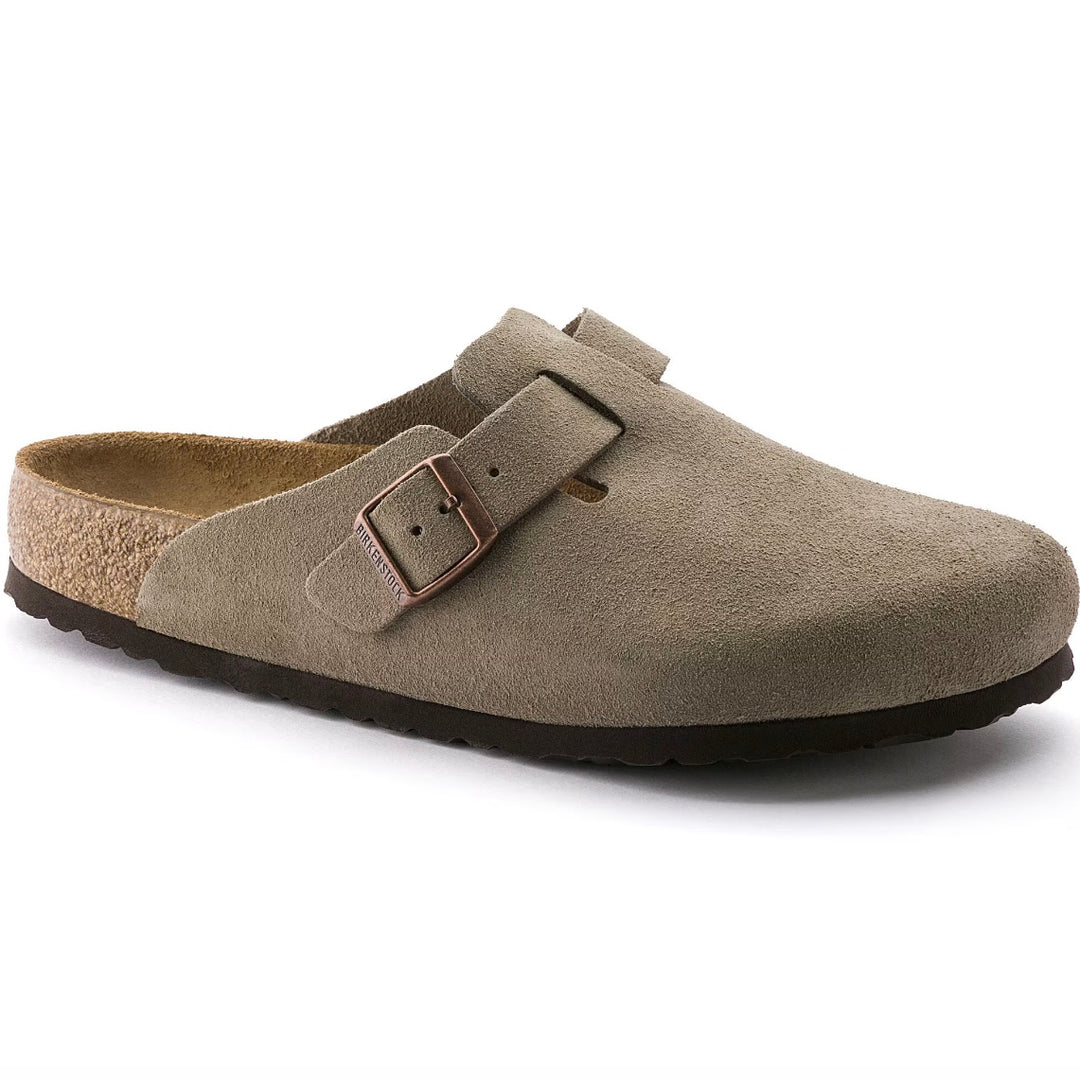 BIRKENSTOCK Boston Soft Footbed Dame Taupe - Dale