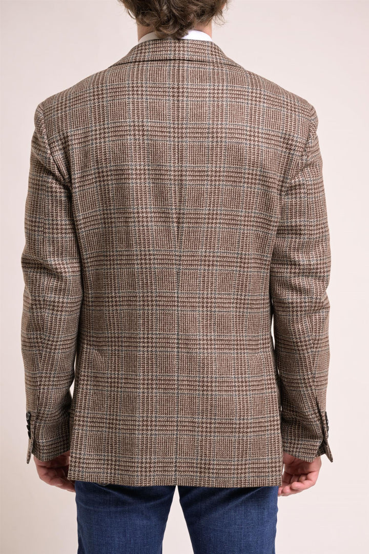 LARDINI MAN JACKET SPECIAL LINE DROP 7 REG CAMEL - Dale
