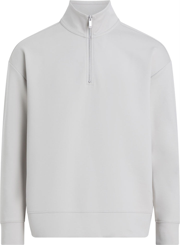 CALVIN KLEIN Tech Interlock Quarter-Zip Dove - Dale