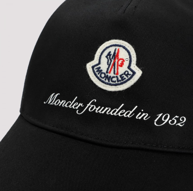 MONCLER BASEBALL CAP BLACK - Dale