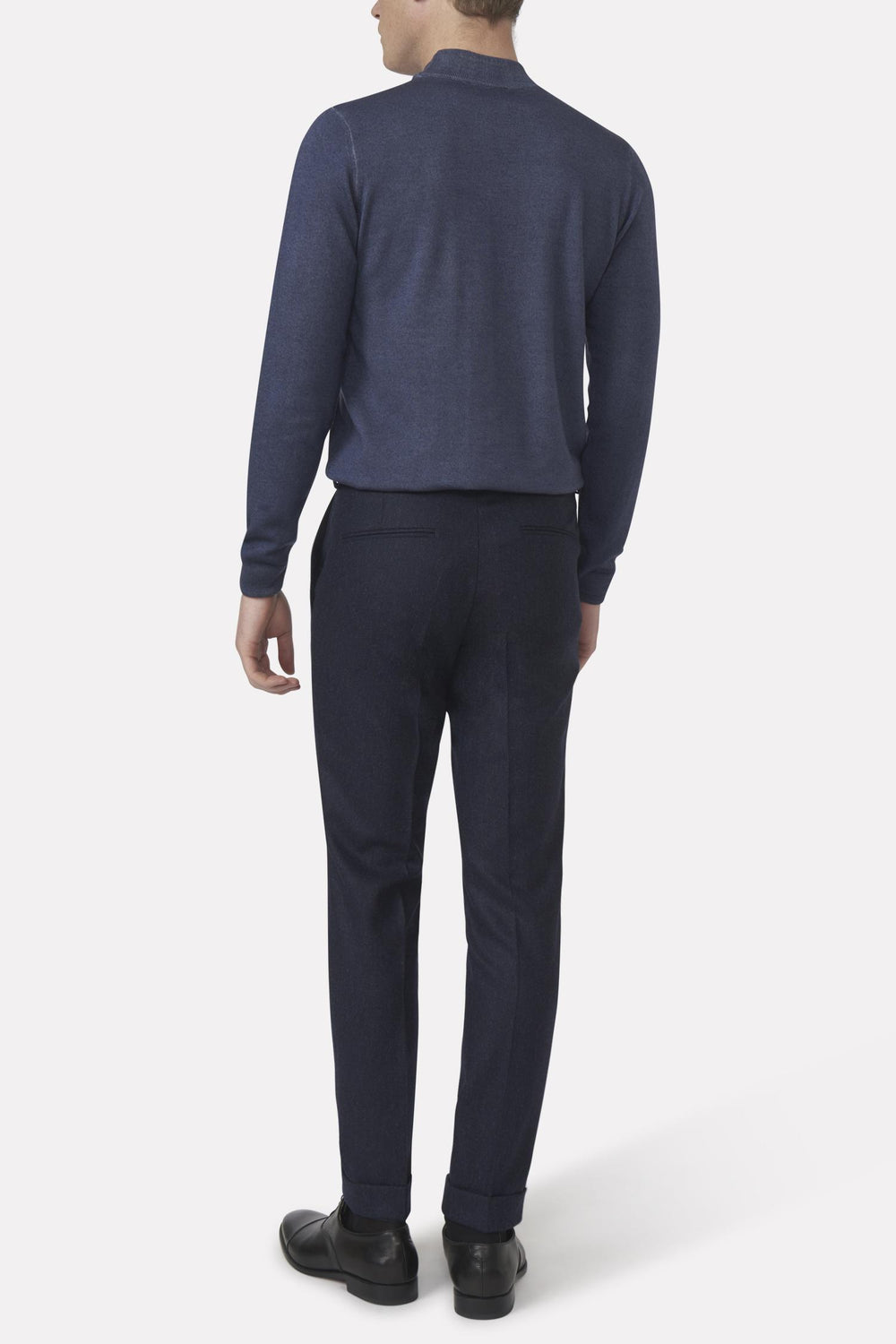 OSCAR JACOBSON DENZ TURN UP TROUSERS - Dale