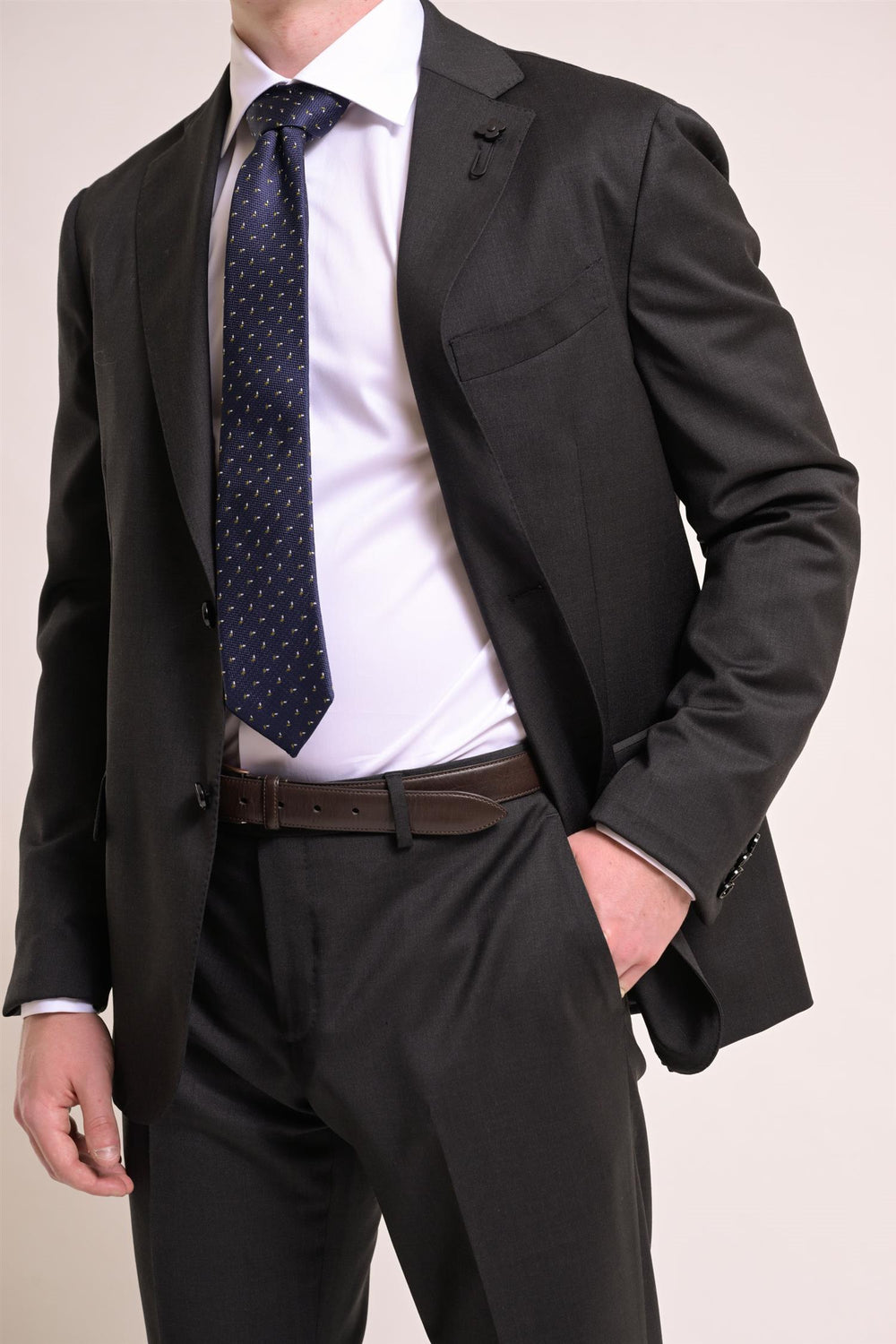 LARDINI WOVEN JACKET SPECIAL LINE GREY - Dale