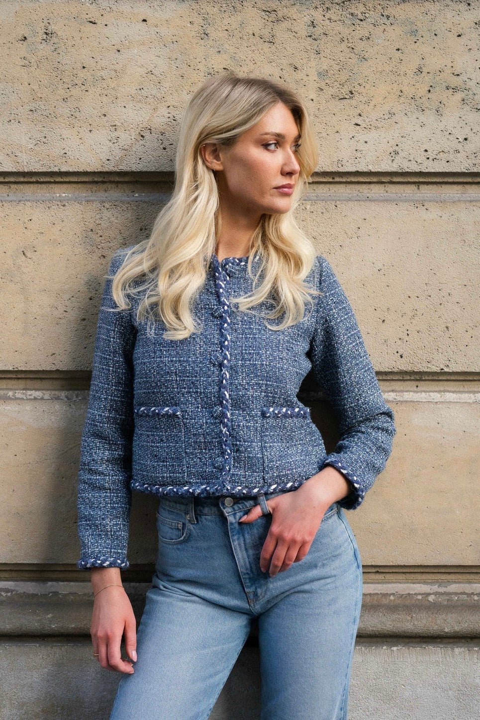 LOVE LOLINA Lily Jacket Navy Melange - Dale