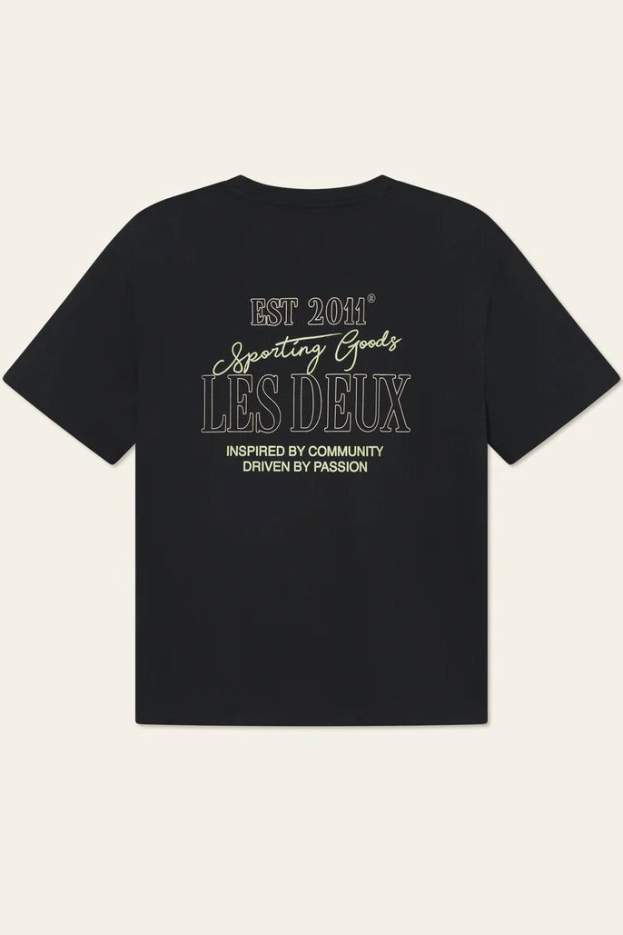 LES DEUX Allen T-Shirt Black - Dale