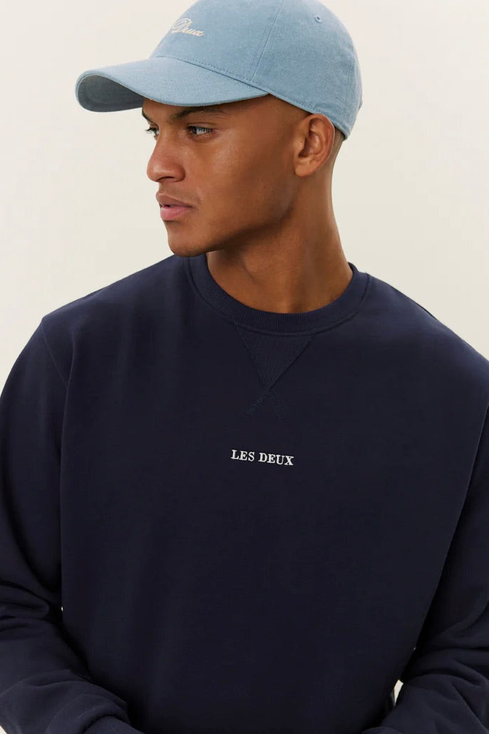 LES DEUX Dexter Sweatshirt Dark Navy - Dale