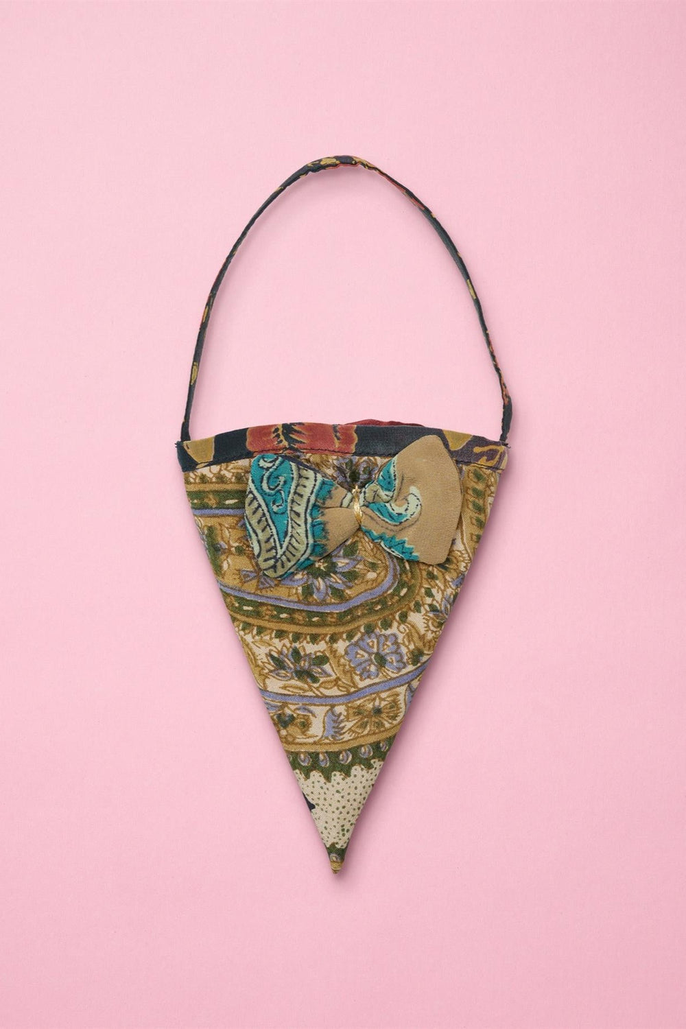 SISSEL EDELBO Silk Cornet Ornament Marble - Dale