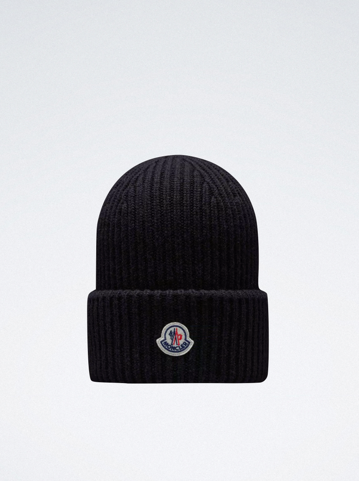 MONCLER Woolen Beanie Black - Dale